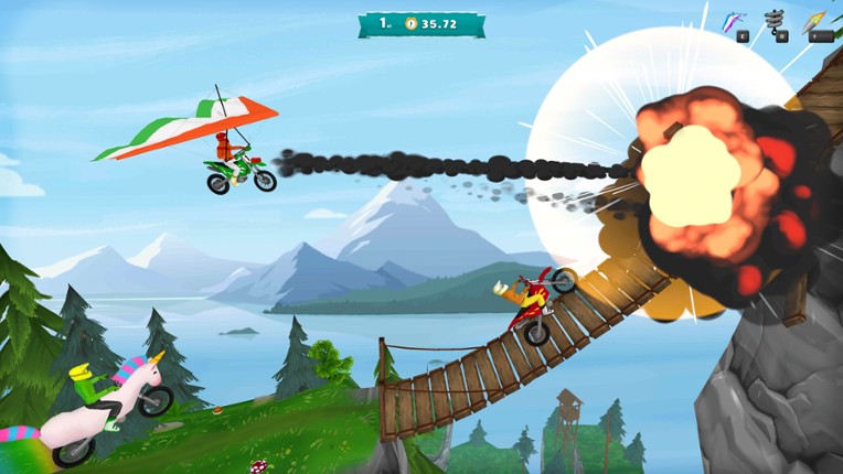Sunset Bike Racer 2 Pro - Airborne Motocross screenshot