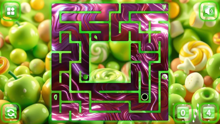 Sweetie Candy Maze: Green Apple screenshot
