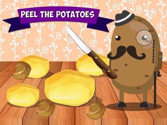 French Fries Deluxe-Free Hotel &amp; Restaurant Cooking game for kids,family &amp; friends screenshot