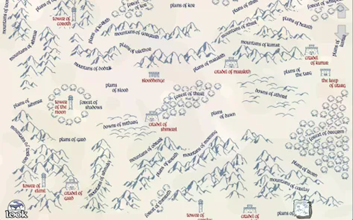 The Lords of Midnight screenshot