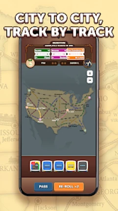 Ticket to Dice - Trains Tracks Image