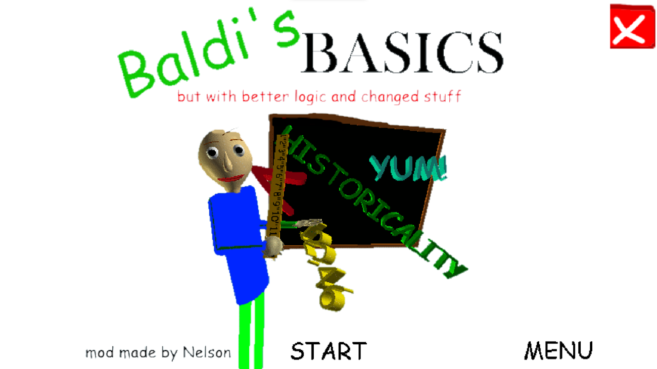 Games like Baldi's basics with better logic and changed stuff