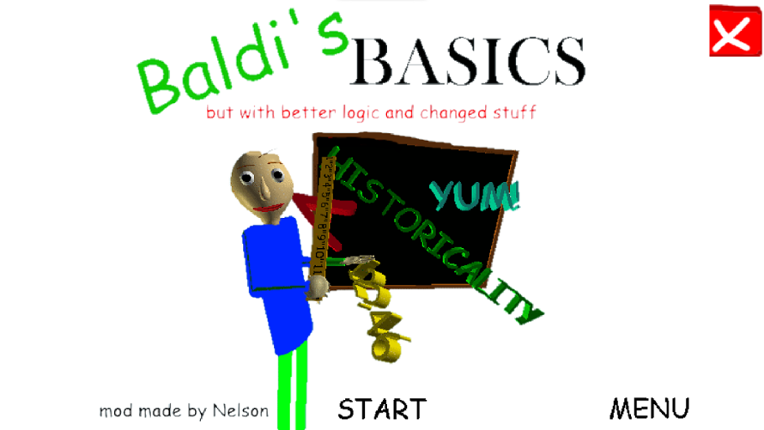 Baldi's basics with better logic and changed stuff Game Cover