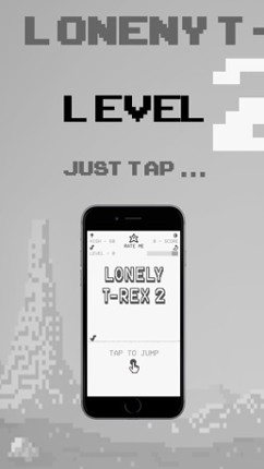 Lonely T-Rex Run 2: Level Up screenshot