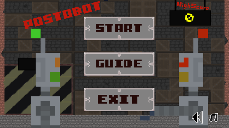 Postobot v1.0 - Ludum Dare 42 Game Cover