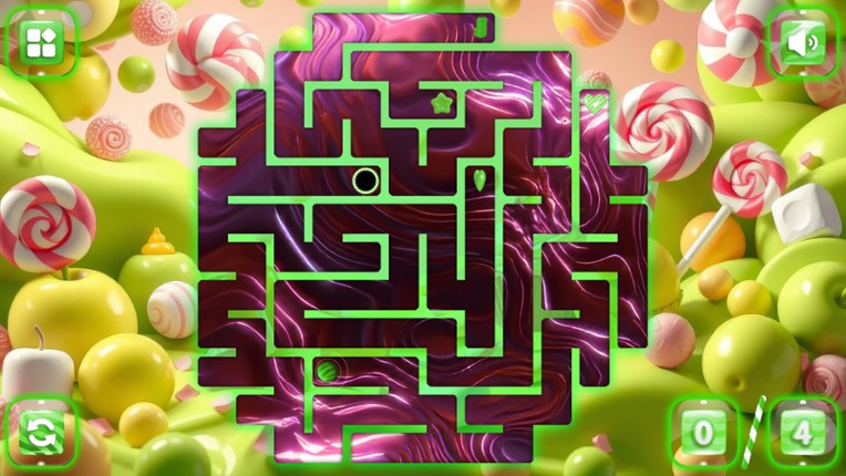 Sweetie Candy Maze: Green Apple screenshot