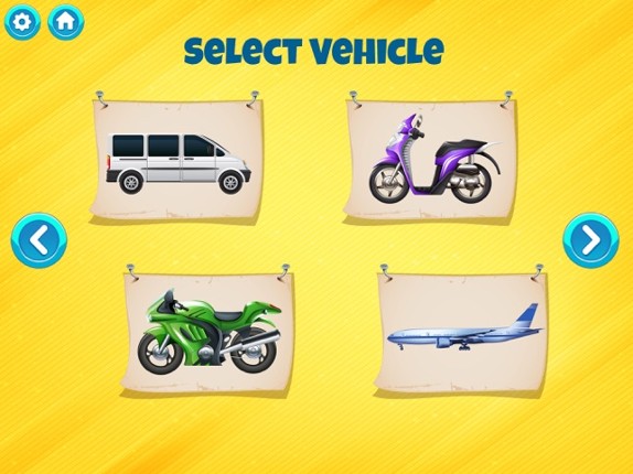 Vehicle Jigsaw Puzzle Game screenshot