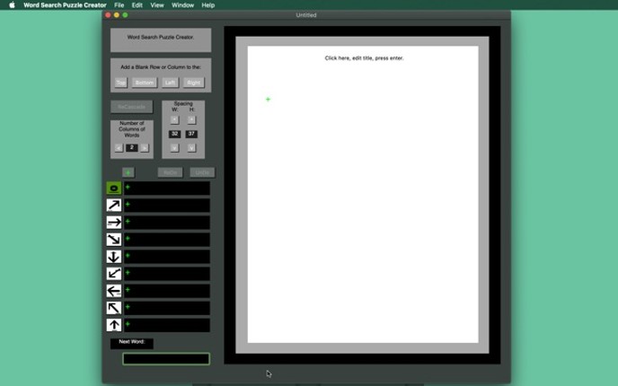 Word Search Puzzle Creator screenshot