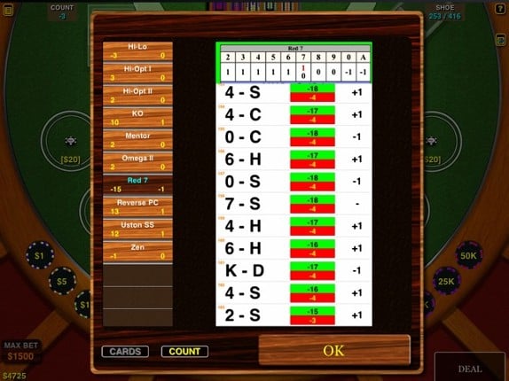 Blackjack 21 Pro Multi-Hand screenshot