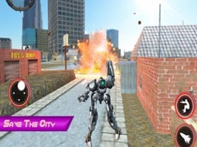 Epic Robot City Fighting Image