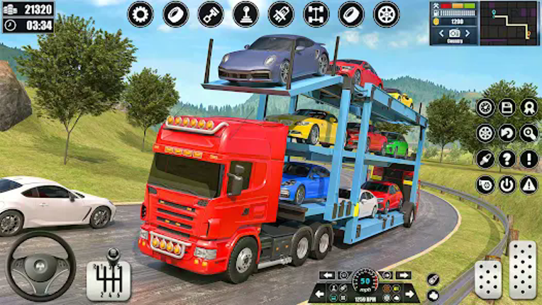 Car Transporter Truck Games 3D screenshot