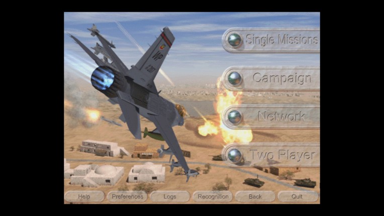 IF-16 FIGHTING FALCON screenshot