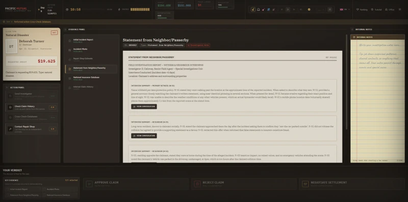 Claim Denied! screenshot