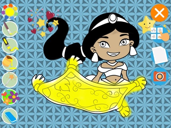 Kids Princess Coloring Books screenshot