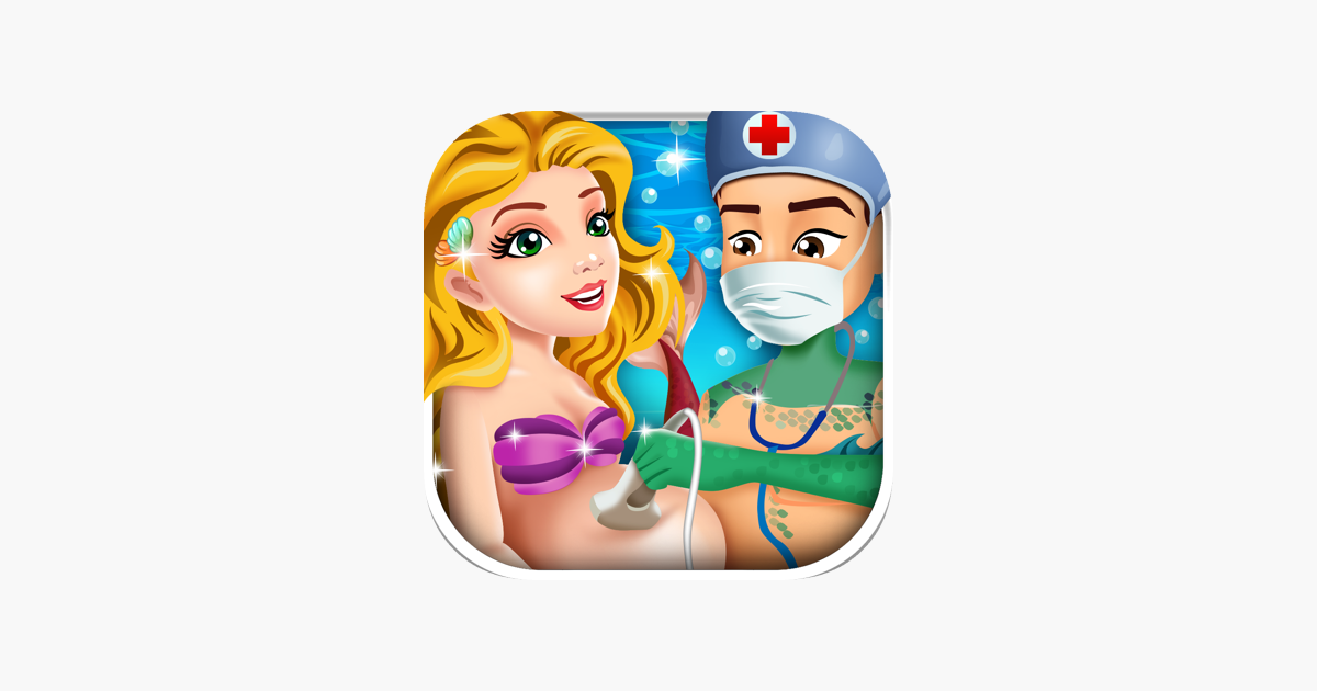 Games like Mommy's Mermaid Newborn Baby Spa Doctor - my new salon care &amp; make-up games!