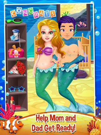 Mommy's Mermaid Newborn Baby Spa Doctor - my new salon care &amp; make-up games! Image