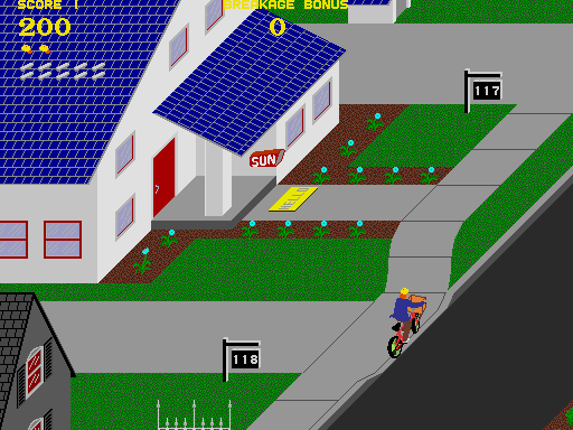 Paperboy screenshot