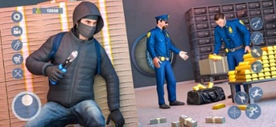 Scary Robber 3D Image