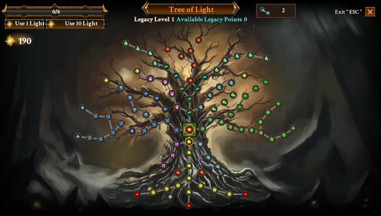 Striving for Light screenshot