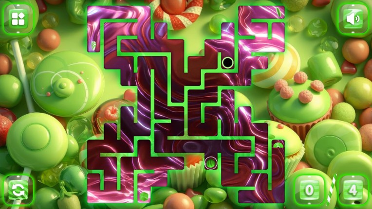 Sweetie Candy Maze: Green Apple screenshot