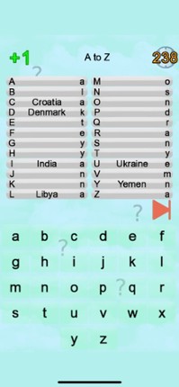World Countries Quiz screenshot