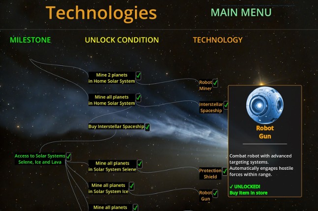 Cosmic Gold Rush screenshot