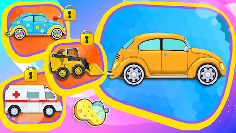 Car Wash Learning-Clean & Play screenshot