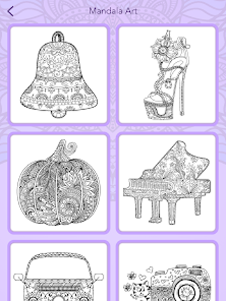 Mandala Coloring Book screenshot