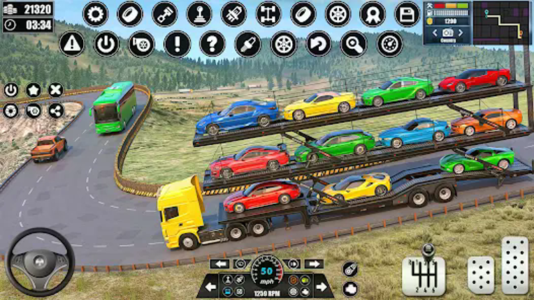 Car Transporter Truck Games 3D Image