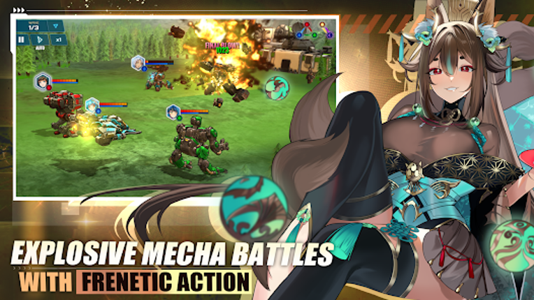 Epic Mecha Girls: Anime Games screenshot