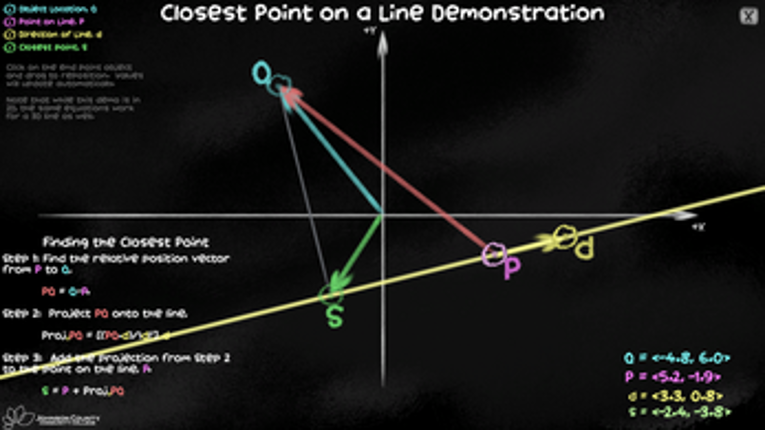 Vector Algebra Demos screenshot
