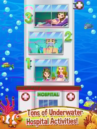Mommy's Mermaid Newborn Baby Spa Doctor - my new salon care & make-up games! screenshot