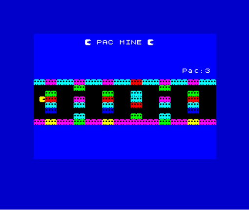 Pacmine (Sinclair ZX Spectrum) by lupoman Image