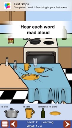 Spanish for Kids: a Learning Story Adventure screenshot
