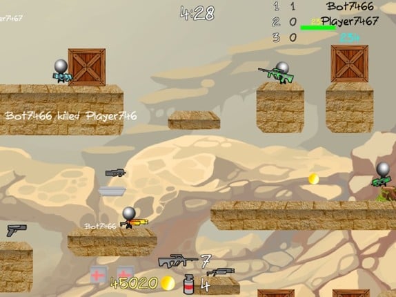 Stickman Multiplayer Shooter screenshot