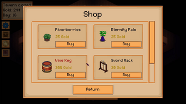 Taverna screenshot
