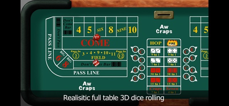 Aw Craps! screenshot