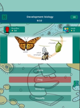 Biology Knowledge Quiz screenshot