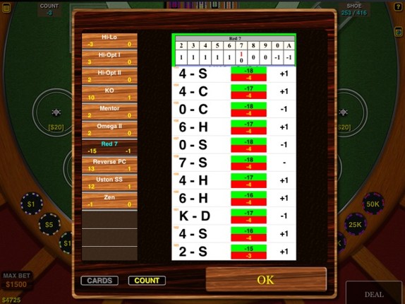 Blackjack 21 Pro Multi-Hand screenshot
