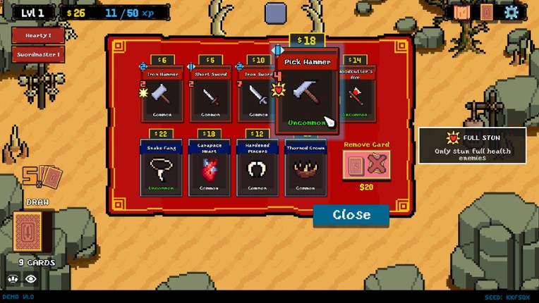 Deck of Stabs screenshot