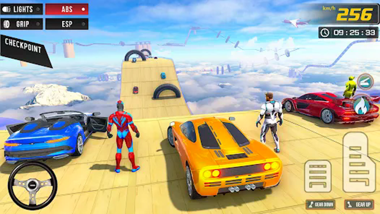 Superhero Car Stunt Mega Ramps Image