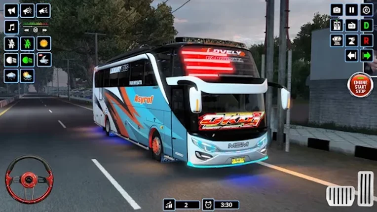 Bus Games Real Bus Driving 3D screenshot