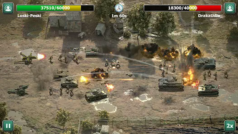 Heroes of War: Idle army game screenshot