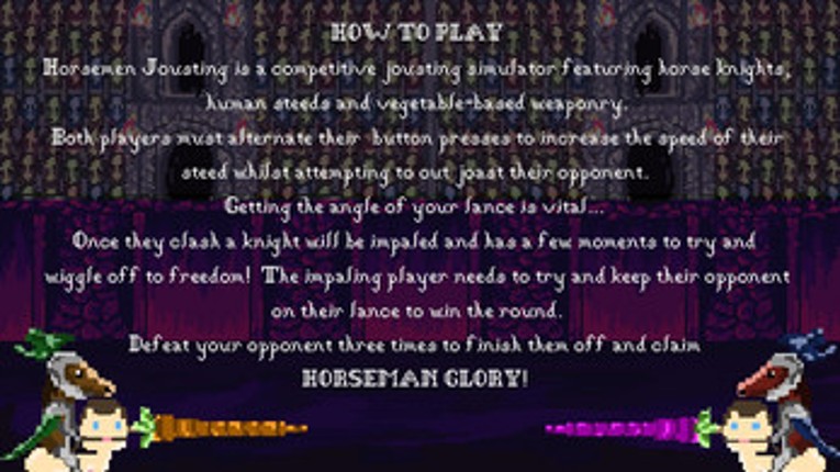Horsemen Jousting Image