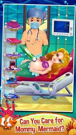 Mommy's Mermaid Newborn Baby Spa Doctor - my new salon care & make-up games! screenshot