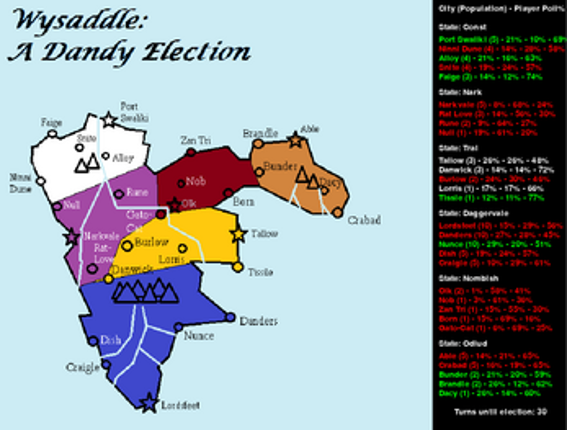 Wysaddle : A Dandy Election screenshot