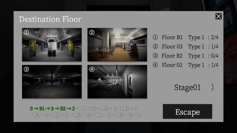 0th floor. - The cursed elevator to floor zero - screenshot