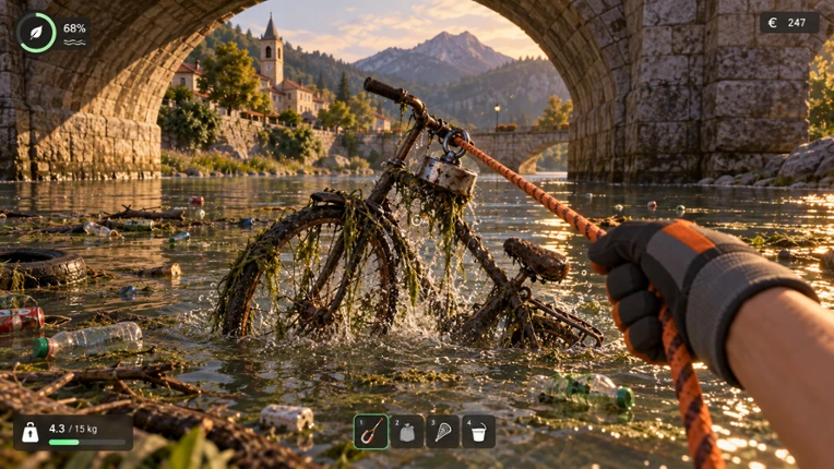 A Game About Cleaning a River Image