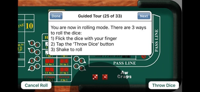Aw Craps! screenshot