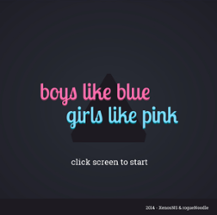 Boys Like Blue Girls Like Pink Image